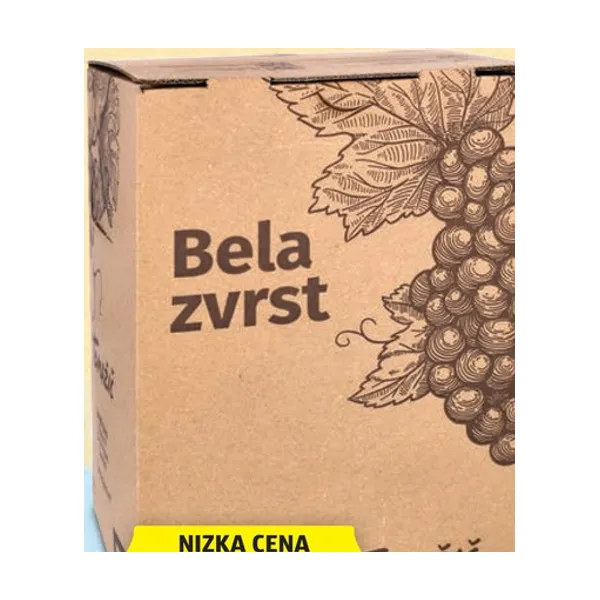 Bag in box bela vrst