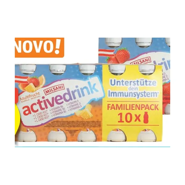 Napitek activedrink, Milsani, 10 x 100 g