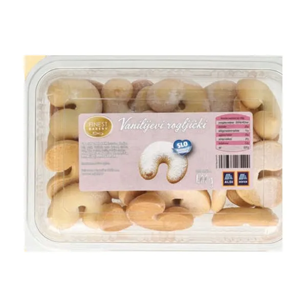Vaniljevi rogljički, Finest Bakery, 400 g