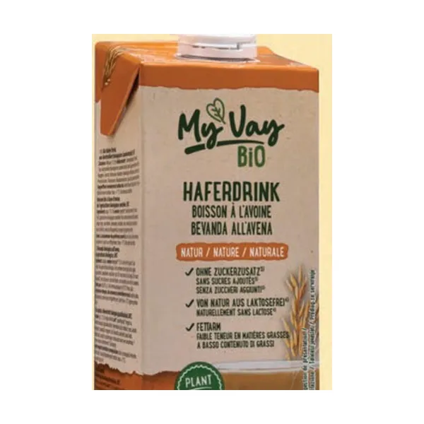 Bio ovseni napitek naravni, My Vay, 1 l