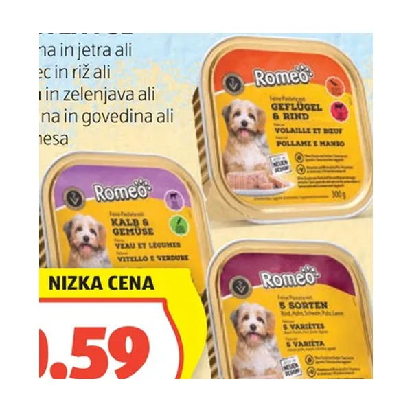Hrana za pse, Romeo, 300 g