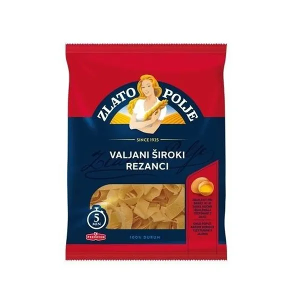 Valjani jajčni široki rezanci