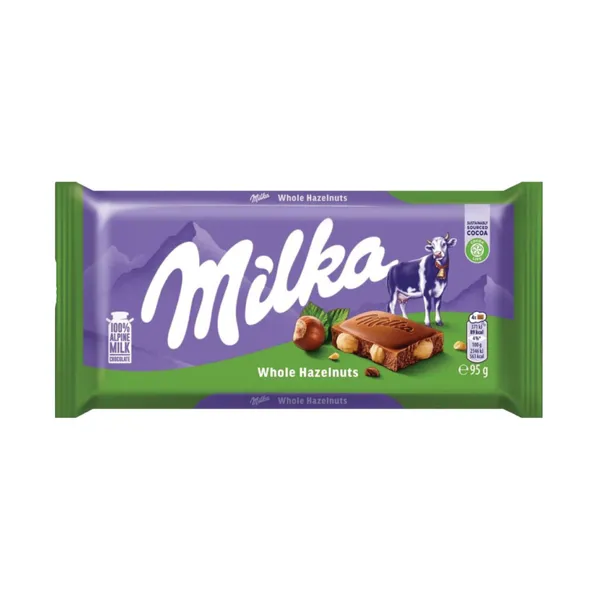 Čokolada s celimi lešniki