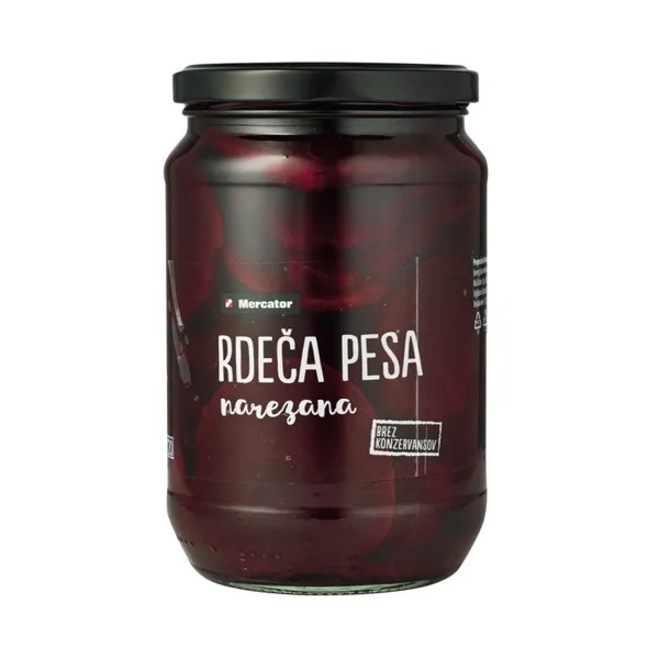 Rdeča pesa, rezana