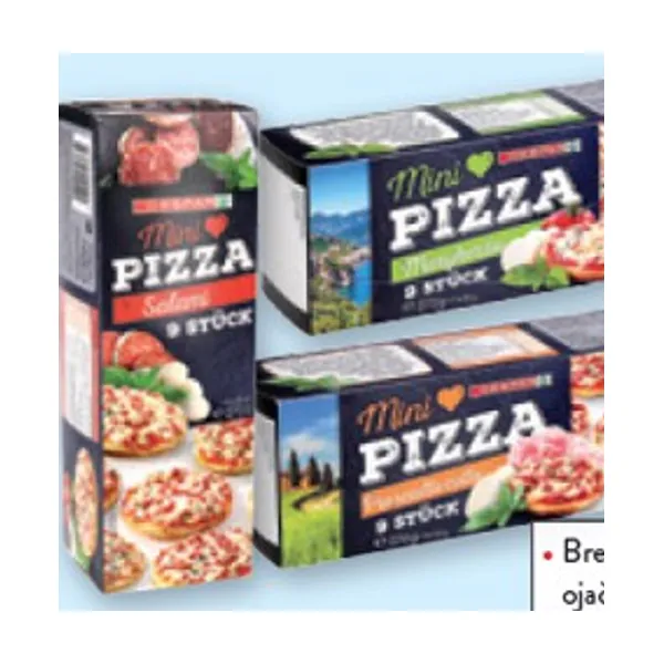 Mini pizza, Despar, 9 x 30 g