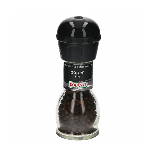 Poper črni, mlinček, Kotanyi, 36 g