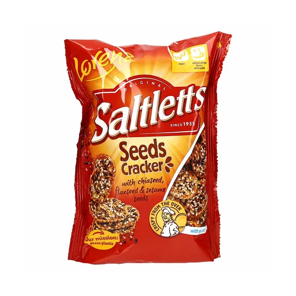 Krekerji s super semeni pausen cracker saltletts, Lorenz, 100 g