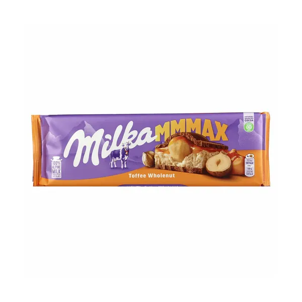 Mlečna čokolada toffee wholenut, Milka, 300 g