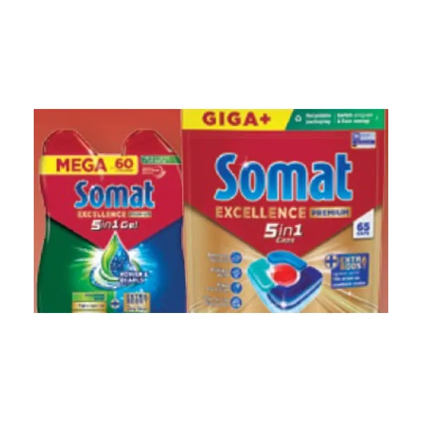 Somat za strojno pomivanje posode, 90 pranj