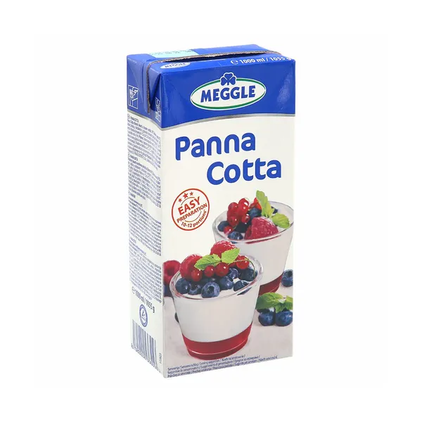 Kremni desert z okusom vanilije panna cotta