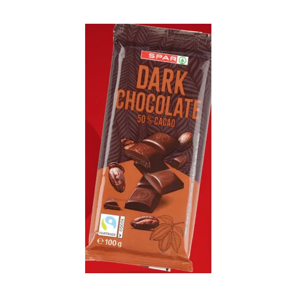 Temna čokolada, Spar, 100 g