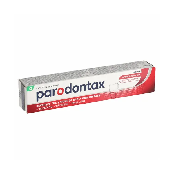 Zobna pasta za nego krvavečih dlesni, brez fluorida, Parodontax, 75 ml