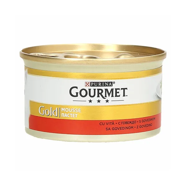 Mokra hrana za mačke govedina Gourmet Gold, purina, 85 g