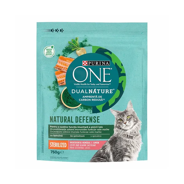 Briketi losos adult, dual nature, Purina, 750 g