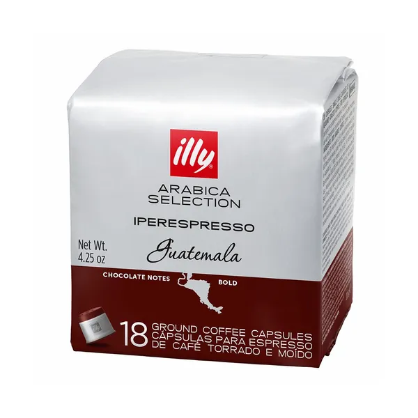 Kava v kapsulah Illy, cube mono guatemala, 18 kapsul
