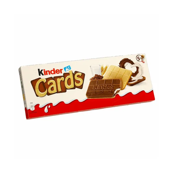 Vaflji mleko in kakav cards, Kinder, 128 g