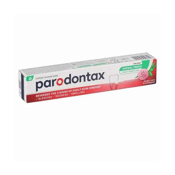 Zobna pasta za nego in pomoč pri krvavenju dlesni herbal fresh, Parodontax, 75 ml