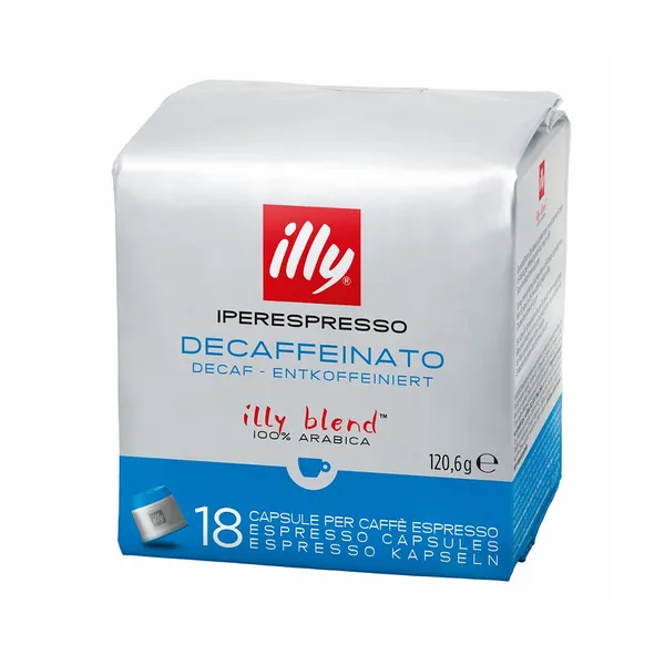 Brezkofeinska kava v kapsulah Illy, cube