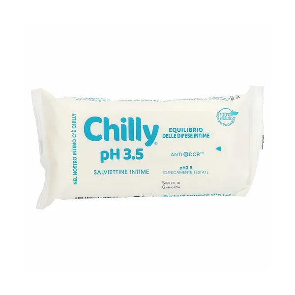 Čistilni robčki za intimno nego ph 3,5, Chilly, 12 kos