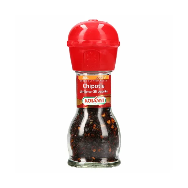 Dimljene čili paprike chipotle, mlinček