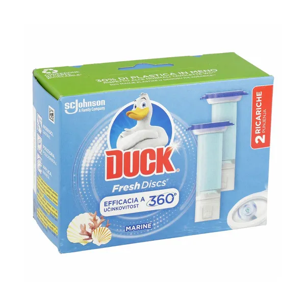 Gel ploščice za wc školjko marine, polnilo, Duck, 2 kos