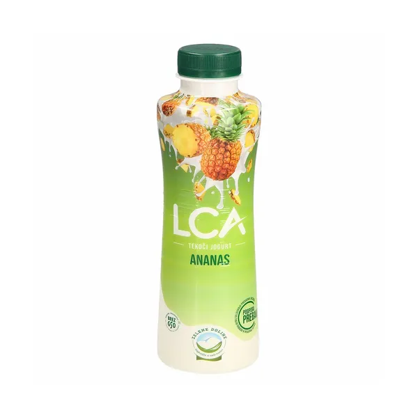 Tekoči jogurt ananas lca 1,1% m.m.