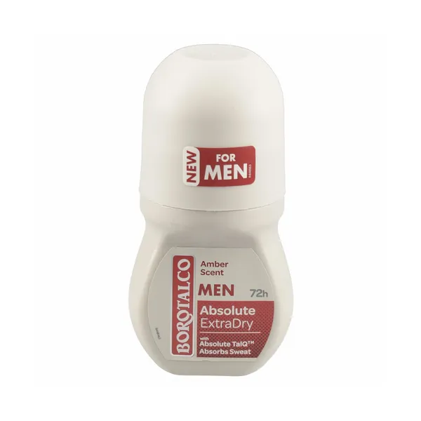 Deo roll on absolute extra dry amber, Borotalco, 50 ml
