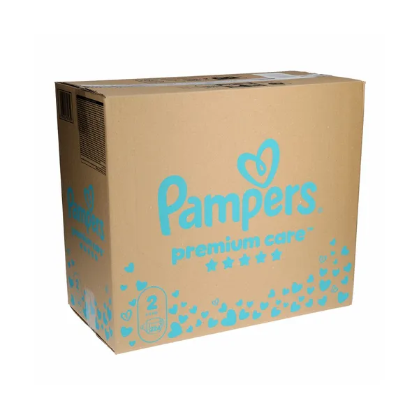 Plenice št.2, 4-8kg, mesečno pakiranje, Pampers, 224 kos