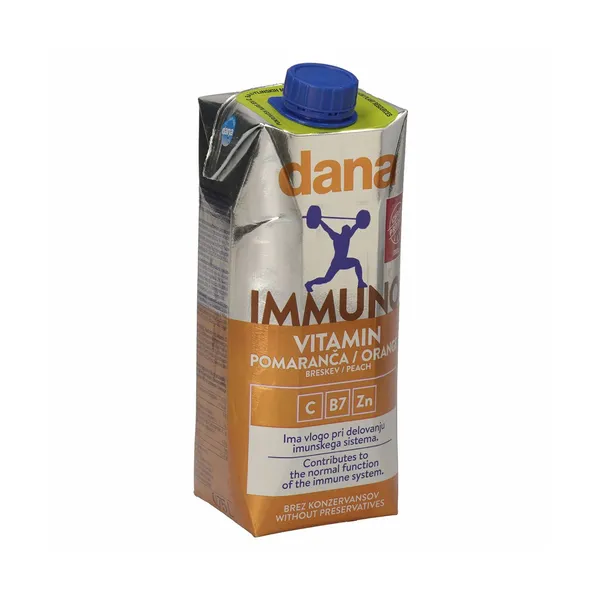 Pijača vitamin pomaranča immuno, Dana, 750 ml