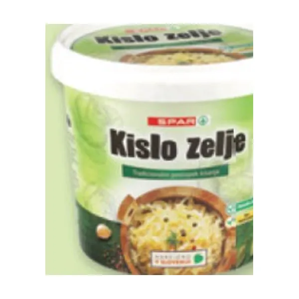 Slovensko kislo zelje, Spar, 1 kg