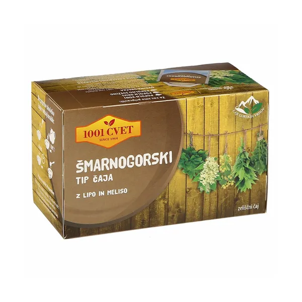 Šmarnogorski tip čaja z lipo in meliso