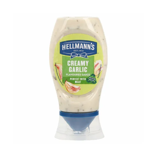 Kremasta česnova omaka, creamy garlic, hellman´s, Hellmanns, 250 ml