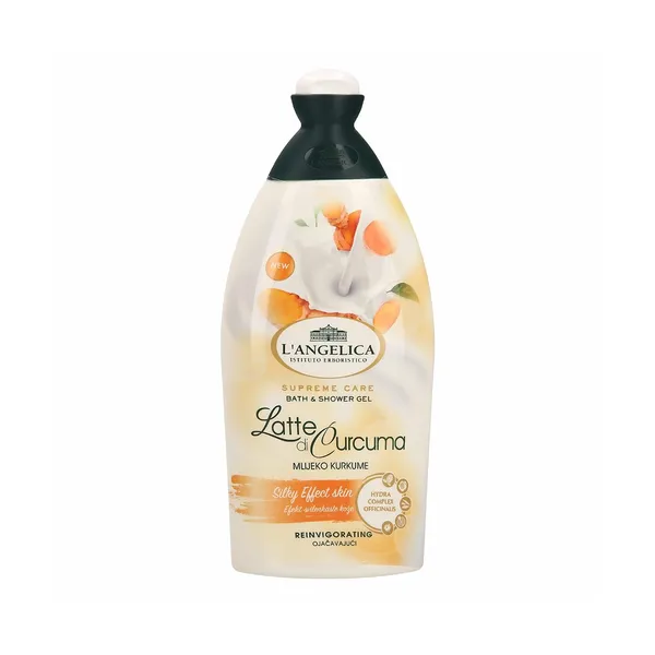 Gel za prhanje in kopel mleko kurkume, supreme care, L´Angelica, 500 ml