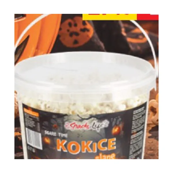 Slane kokice v vedru, Snacks Life, 240 g