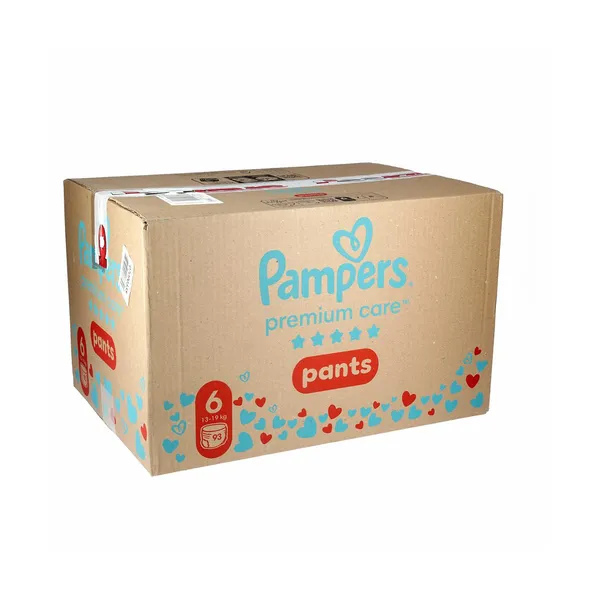 Hlačne plenice št.6, 13-19kg, mesečno pakiranje, Pampers, 93 kos