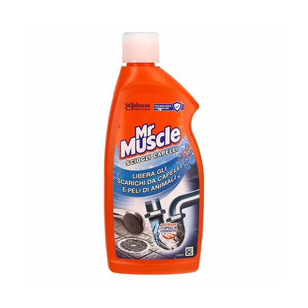 Gel za odtoke lasje in dlake Mr.Muscle, 500 ml