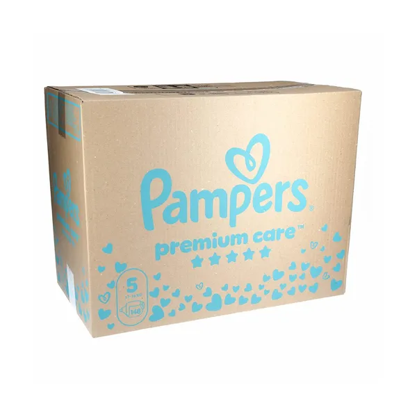 Plenice št.5, 11-15kg, mesečno pakiranje, Pampers, 148 kos
