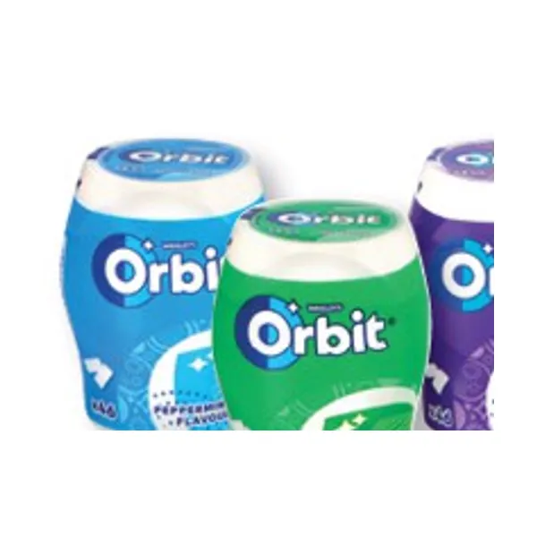Žvečilni gumi Orbit, 64 g