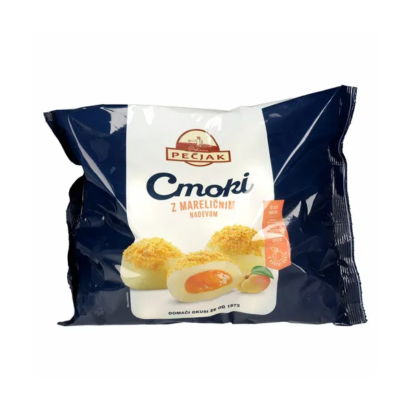 Cmoki z mareličnim nadevom, Pečjak