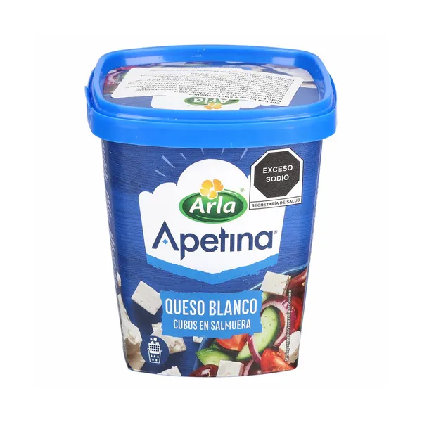 Sir beli kocke v slanici, mediteranski stil Apetina