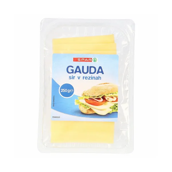 Sir gauda v rezinah