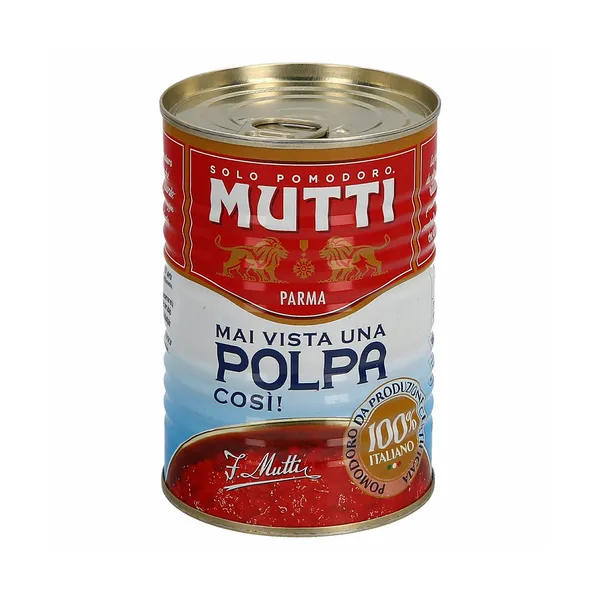 Sesekljana paradižnikova sredica polpa, Mutti, 400 g