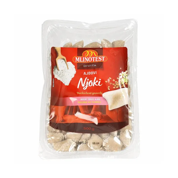 Ajdovi njoki Divita, mlinotest