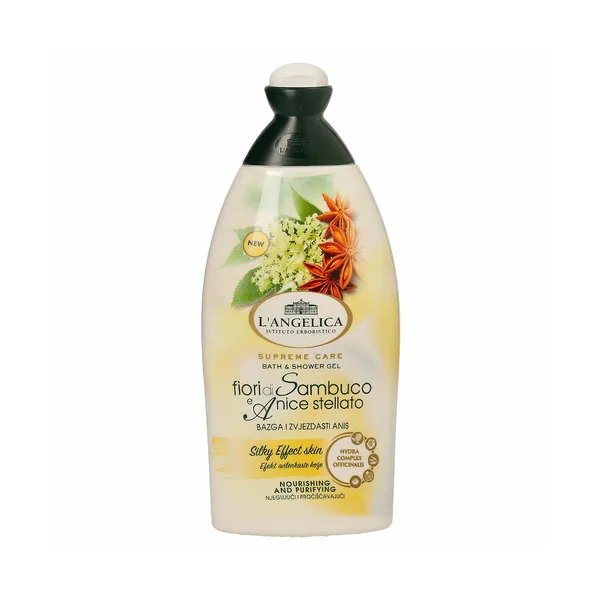 Gel za prhanje in kopel bezeg in janež, L´Angelica, 500 ml
