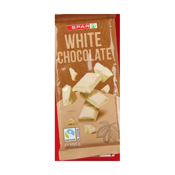Bela čokolada, SPAR, 100 g