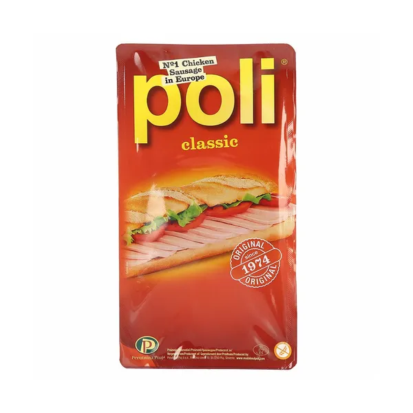 Piščančja salama poli classic, narezek