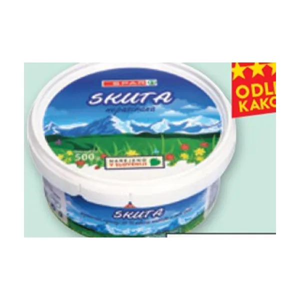 Nepasirana skuta, Ljubljanske mlekarne, 500 g