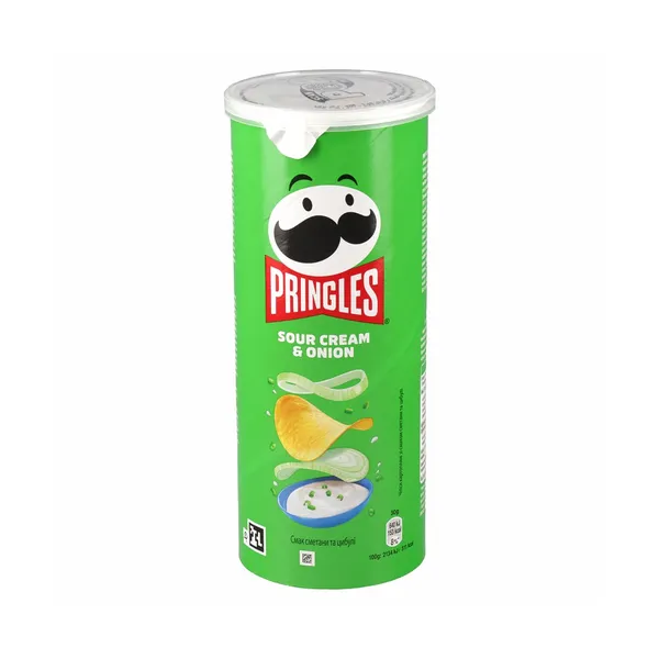 Čips, kisla smetana in čebula