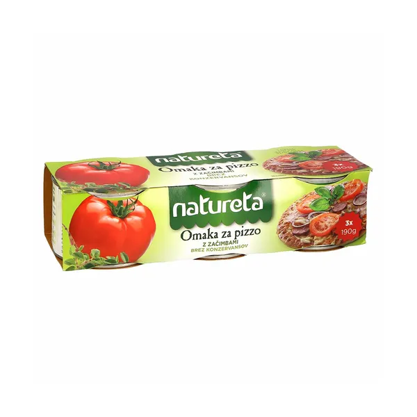 Omaka za pizzo z začimbami, Natureta, 570 g