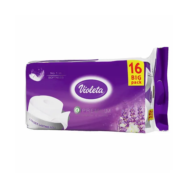 Toaletni papir 3-slojni lavender premium